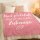 Kuscheldecke Flanell mit Spruch 130x160cm Rosa
