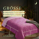 Sommerdecke Steppbett leicht Polyester Pink 135x200 cm