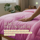 Sommerdecke Steppbett leicht Polyester Pink 135x200 cm