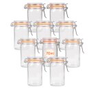 Einmachglas 1er Pack mit Bügelverschluss 70ml