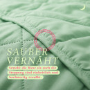 Sommerdecke Steppbett leicht Polyester Mint 135x200 cm