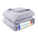 Sommerdecke Steppbett leicht Polyester Flieder 135x200 cm