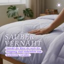 Sommerdecke Steppbett leicht Polyester Flieder 135x200 cm