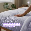 Sommerdecke Steppbett leicht Polyester Flieder 200x200 cm