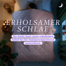 Sommerdecke Steppbett leicht Polyester Flieder 200x200 cm