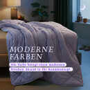 Sommerdecke Steppbett leicht Polyester Flieder 200x200 cm