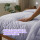 Sommerdecke Steppbett leicht Polyester Flieder 200x200 cm