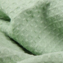 Sommerdecke Kuscheldecke Piqué Baumwolle/Polyester 140x200cm Altgrün