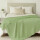 Sommerdecke Kuscheldecke Piqué Baumwolle/Polyester 140x200cm Altgrün