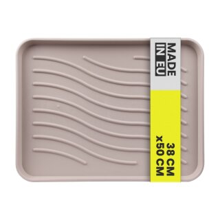 Schuhabtropfschale (Beige) für 2 Paar Schuhe 50x38 cm