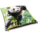 Kissenhülle Fotodruck 40x40 Panda mit Füllung