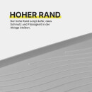 Schuhabtropfschale Kunststoff 2er-/4er-Pack Hellgrau 50x38 cm 2 Stück