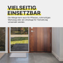 Schuhabtropfschale Kunststoff 2er-/4er-Pack Hellgrau 50x38 cm 2 Stück