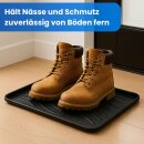 Schuhabtropfschale Kunststoff 2er-/4er-Pack Beige 38x38 cm 4 Stück