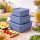 Frischhaltedose eckig 3er-Set Blau