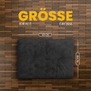 Haustierkissen Plüsch 60x80cm 3D-Pfoten Design Grau