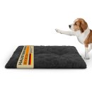 Tierbett für kleine Hunde/Katzen 3D-Pfoten Grau 60x80cm