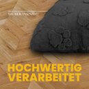 Tierbett für kleine Hunde/Katzen 3D-Pfoten Grau 60x80cm
