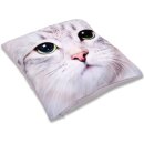 Kissenhülle Fotodruck 40x40 Katze mit Füllung