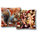 Kissenhülle Fotodruck Eichhörnchen 40x40cm ohne Füllung