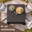 Gartentischdecke Weichschaum 130x160cm - Anthrazit