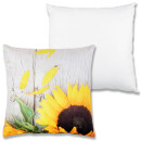 Kissenhülle Fotodruck Sonnenblume 40x40cm ohne Füllung