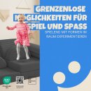 Spielsofa für Kinder Cord 11-teiliges Set modular Anthrazit