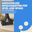 Spielsofa Kinder 11 tlg. modular (Anthrazit)