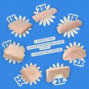 Spielsofa für Kinder Cord 11-teiliges Set modular Beige