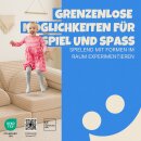 Spielsofa für Kinder Cord 11-teiliges Set modular Beige