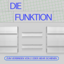 Verbinder für Gardinenschiene Weiß 2er-Pack