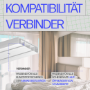 Verbinder für Gardinenschiene Weiß 8er-Pack