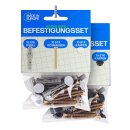 Befestigungsset für Gardinenschiene Weiß oder...