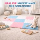 Puzzleteppich für Kinder 30x30x1cm - 9 Matten ( 0,81m² )