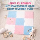 Puzzleteppich für Kinder 30x30x1cm - 9 Matten ( 0,81m² )
