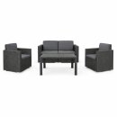 Lounge Set - 4tlg. Rattan Optik