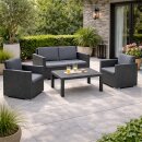 Lounge Set - 4tlg. Rattan Optik