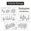 Lounge Set - 4tlg. Rattan Optik