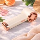 Handventilator 100 Stufen mit Akku, LED-Display & USB-C Creme