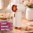 Handventilator 100 Stufen mit Akku, LED-Display & USB-C Creme