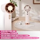 Handventilator 100 Stufen mit Akku, LED-Display & USB-C Creme