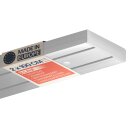 Gardinenschiene Komplettset inkl. Zubehör Weiß 2-läufig 200cm (2x100cm)