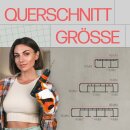 Gardinenschiene Komplettset inkl. Zubehör Weiß 2-läufig 200cm (2x100cm)