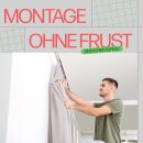 Gardinenschiene Komplettset inkl. Zubehör Weiß 2-läufig 200cm (2x100cm)