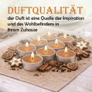 Teelicht mit Duft - Lebkuchen - 18er Pack
