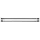 Klemmstange mit Schraubtechnik (2er Pack) Ø10mm - ausziehbar 25-40cm (Schwarz) ohne Bohren