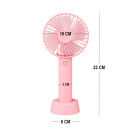 Mini Handventilator 3 Stufen mit Akku