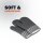 Silikon Ofenhandschuh 2er Pack - Grau