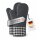 Silikon Ofenhandschuh 2er Pack - Grau