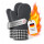 Silikon Ofenhandschuh 2er Pack - Grau